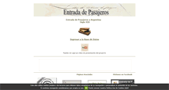 Desktop Screenshot of entradadepasajeros.com.ar