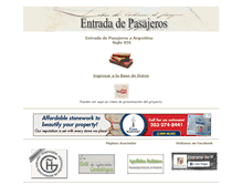 Tablet Screenshot of entradadepasajeros.com.ar